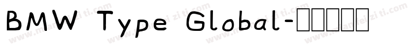 BMW Type Global字体转换